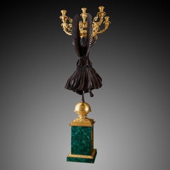 Pair of Candelabra 19th Century Louis-Philippe