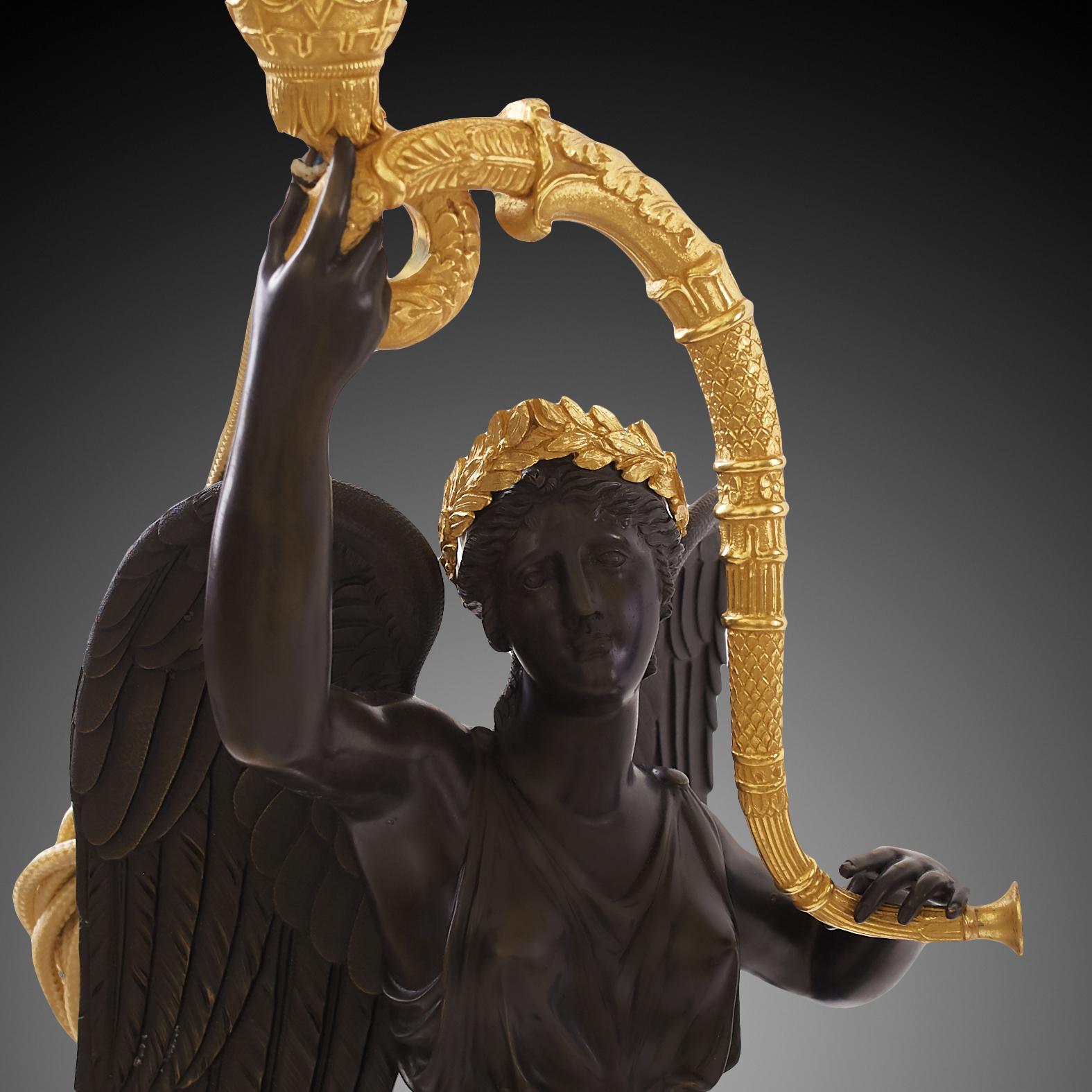 Coppia di candelabri del XIX secolo Louis Philippe in vendita 1