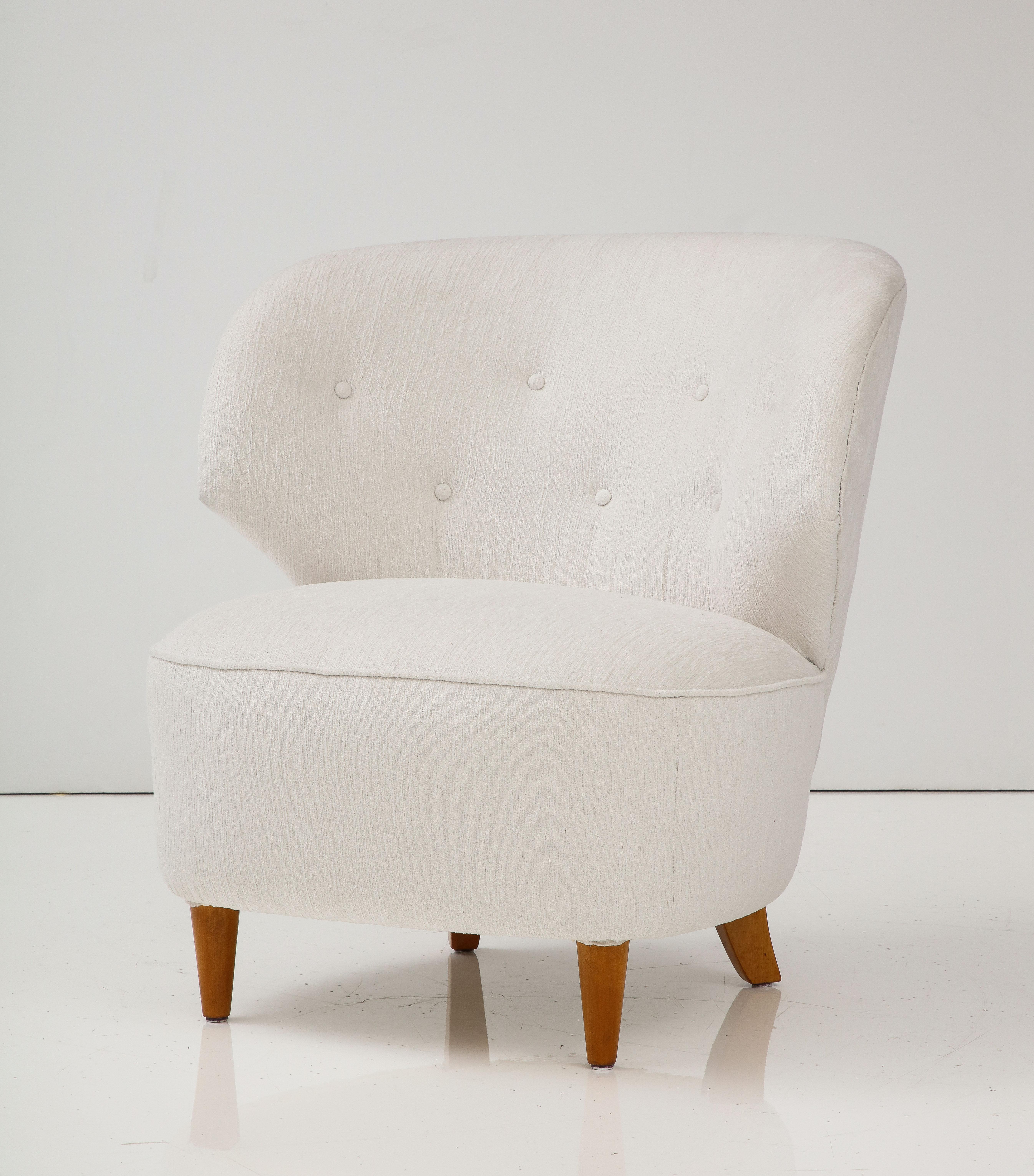 Finnish Pair of Carl-Johan Boman Clubchairs, circa 1940s