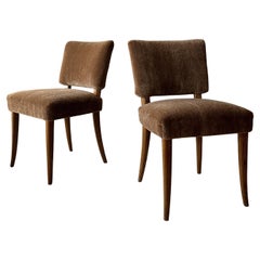 A Pair of Carl-Johan Boman Dining Chairs, Oy Boman Ab, Finland 1940s