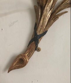 Pair of Carved and Gilded Regency Wall Lights