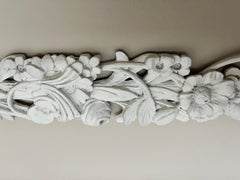 A Pair of Carved and Painted 19th Century Wall Drops