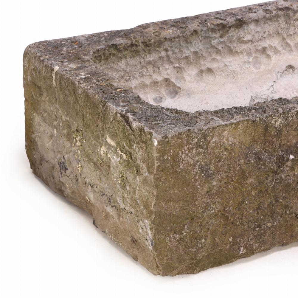A Pair of Carved Belgian Blue Stone Planters, C. 1900. In Good Condition For Sale In Philadelphia, PA