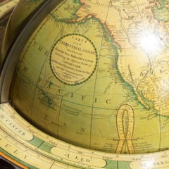 Pair of Carys Library Table Globes English, 1800