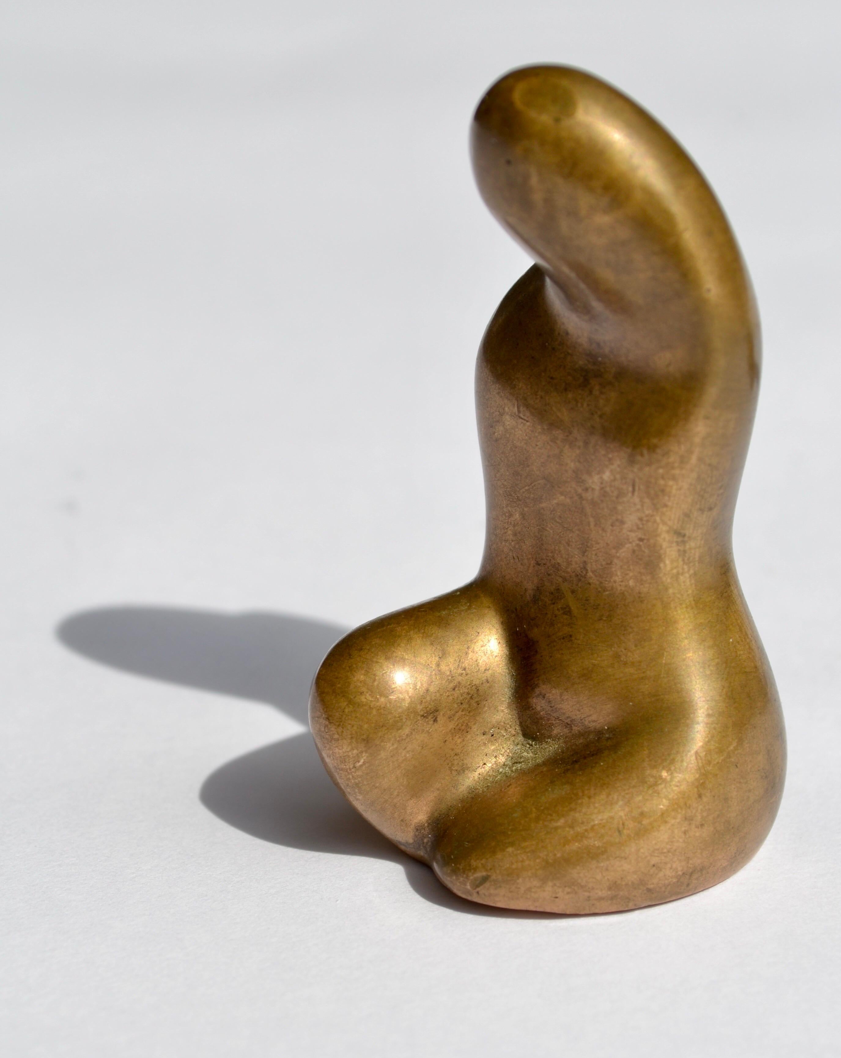 Francese Coppia di statuette in bronzo fuso degli anni '70 - Francia. in vendita