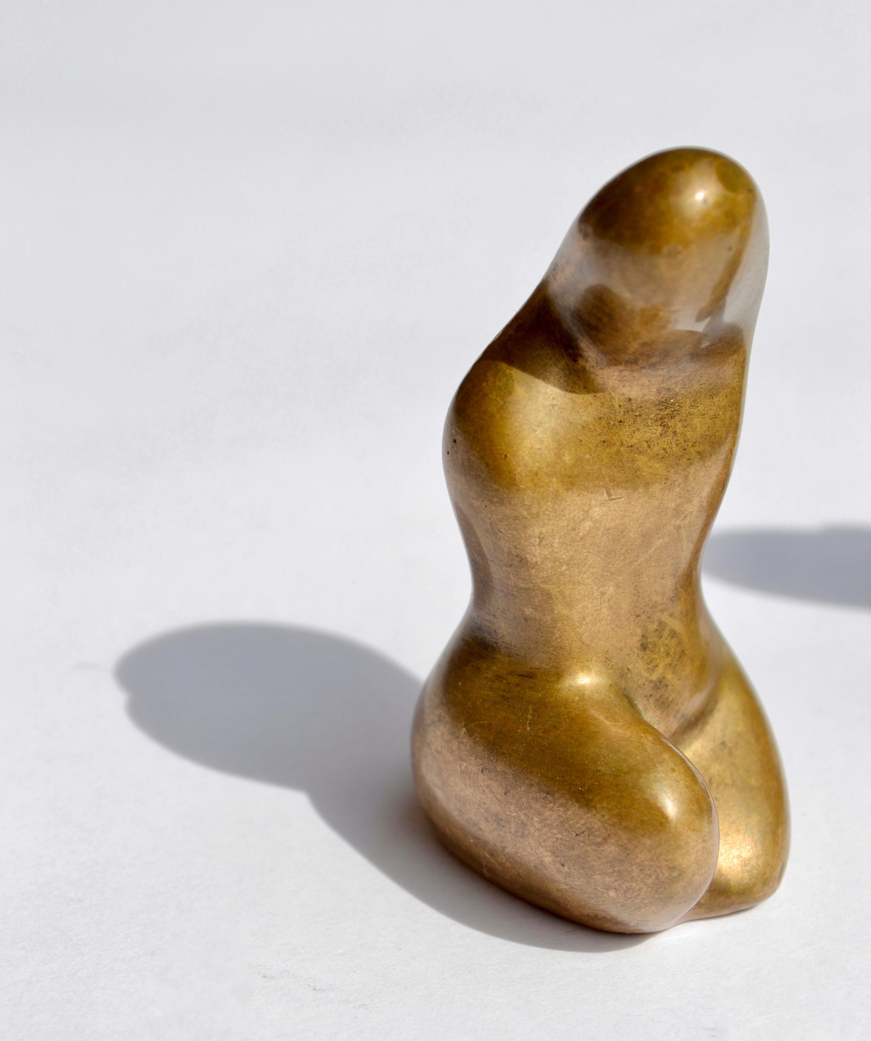 Coppia di statuette in bronzo fuso degli anni '70 - Francia. in vendita 1