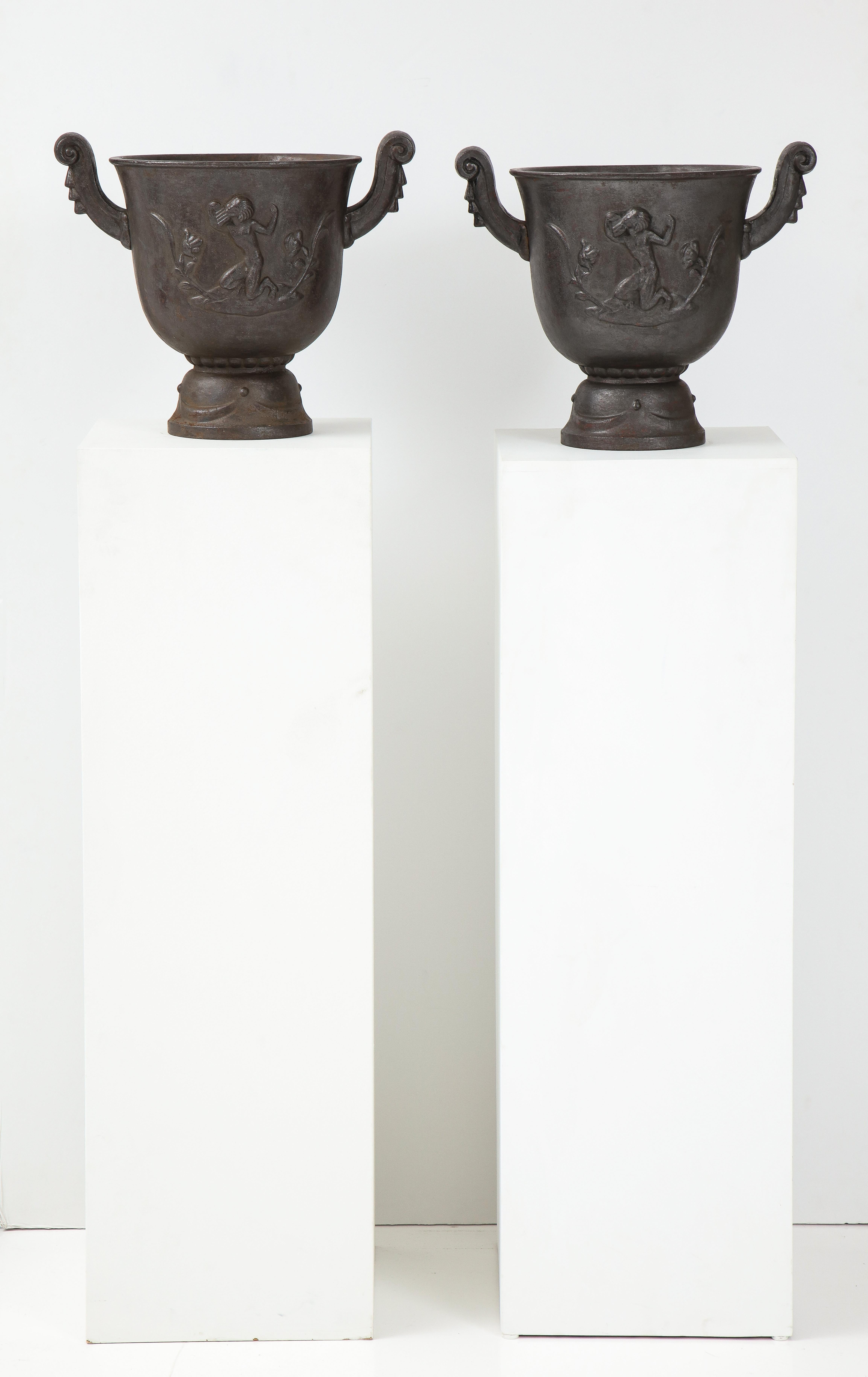 Pair of Cast Iron Jardenière, by Ivan Johnsson, Produced by Näfveqvarn Foundry 13