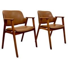 Antique Set of 2 Midcentury Modern Dining Chairs by Cees Braakman for Pastoe, c.1950s