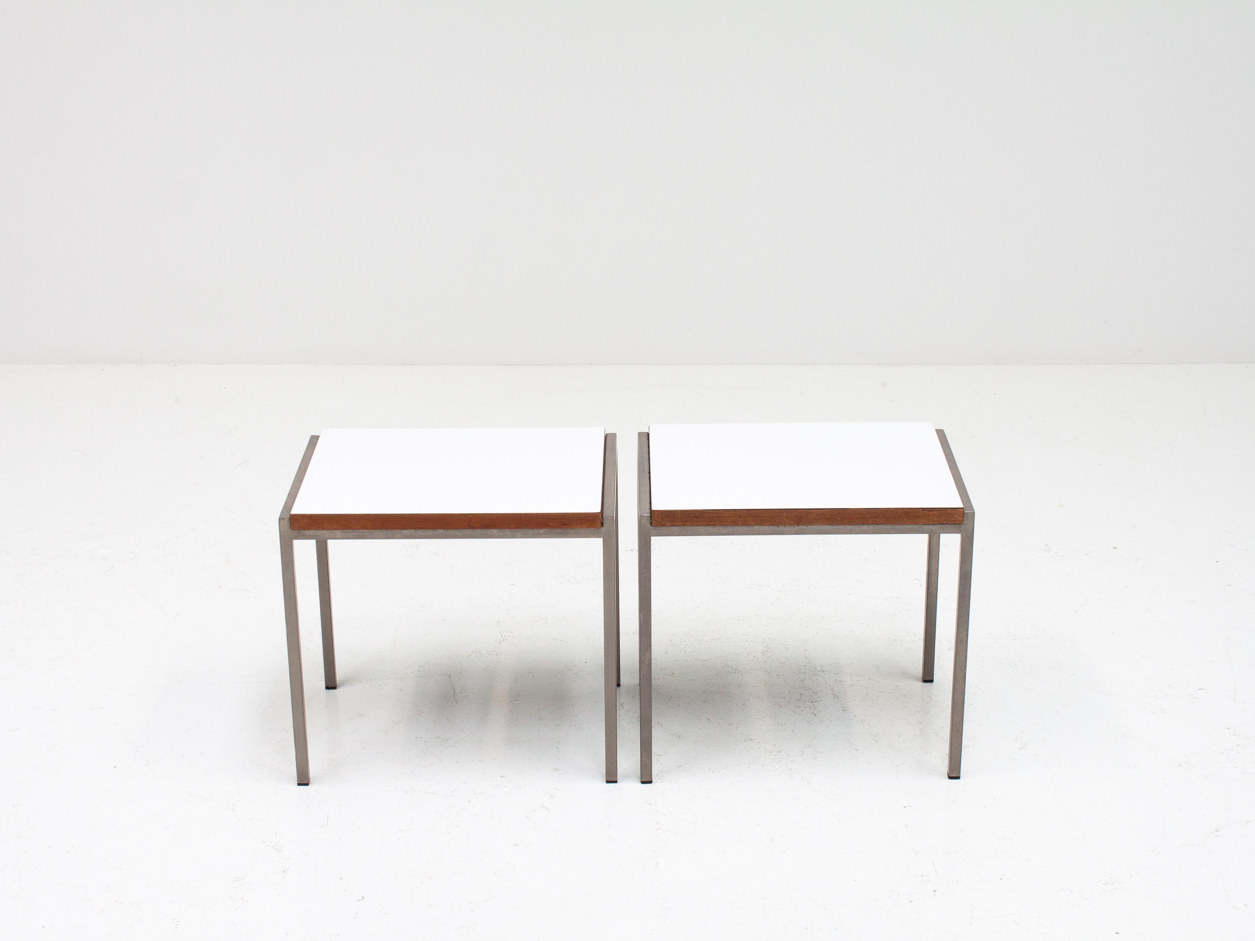 Pair of Cees Braakman Side Tables From The 'Japanese series' For UMS Pastoe 3