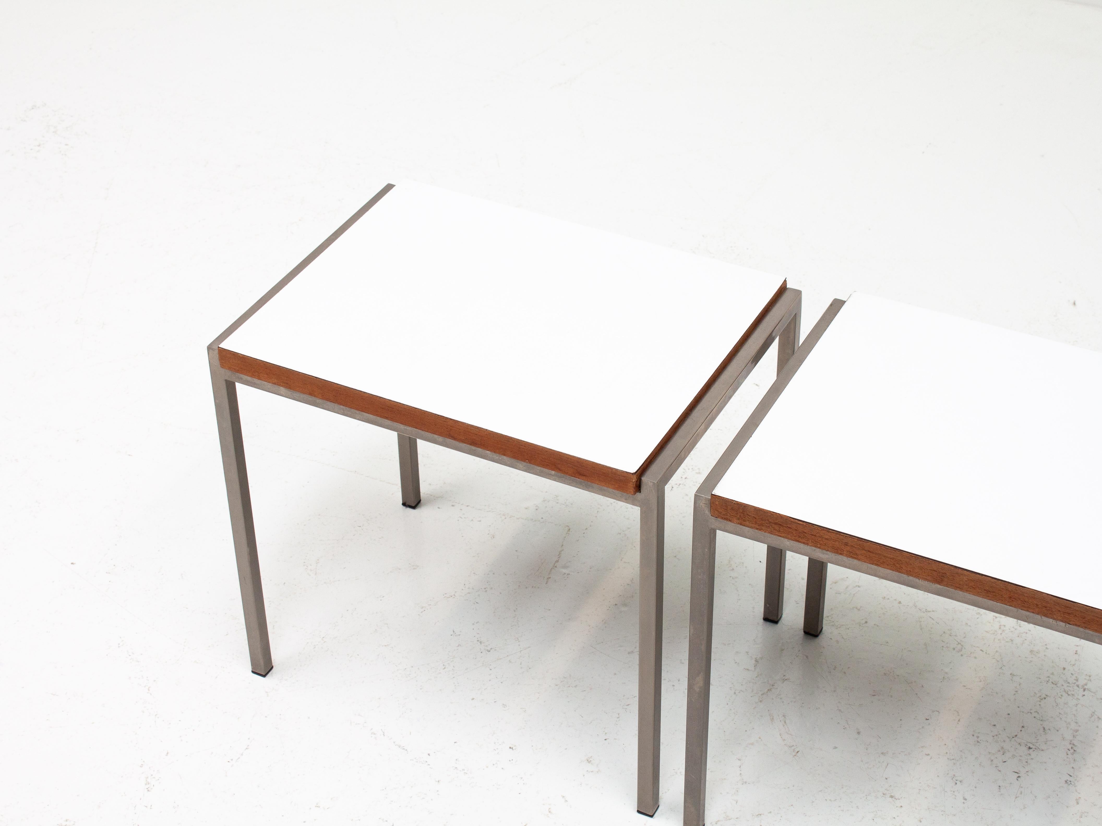 Pair of Cees Braakman Side Tables From The 'Japanese series' For UMS Pastoe 4