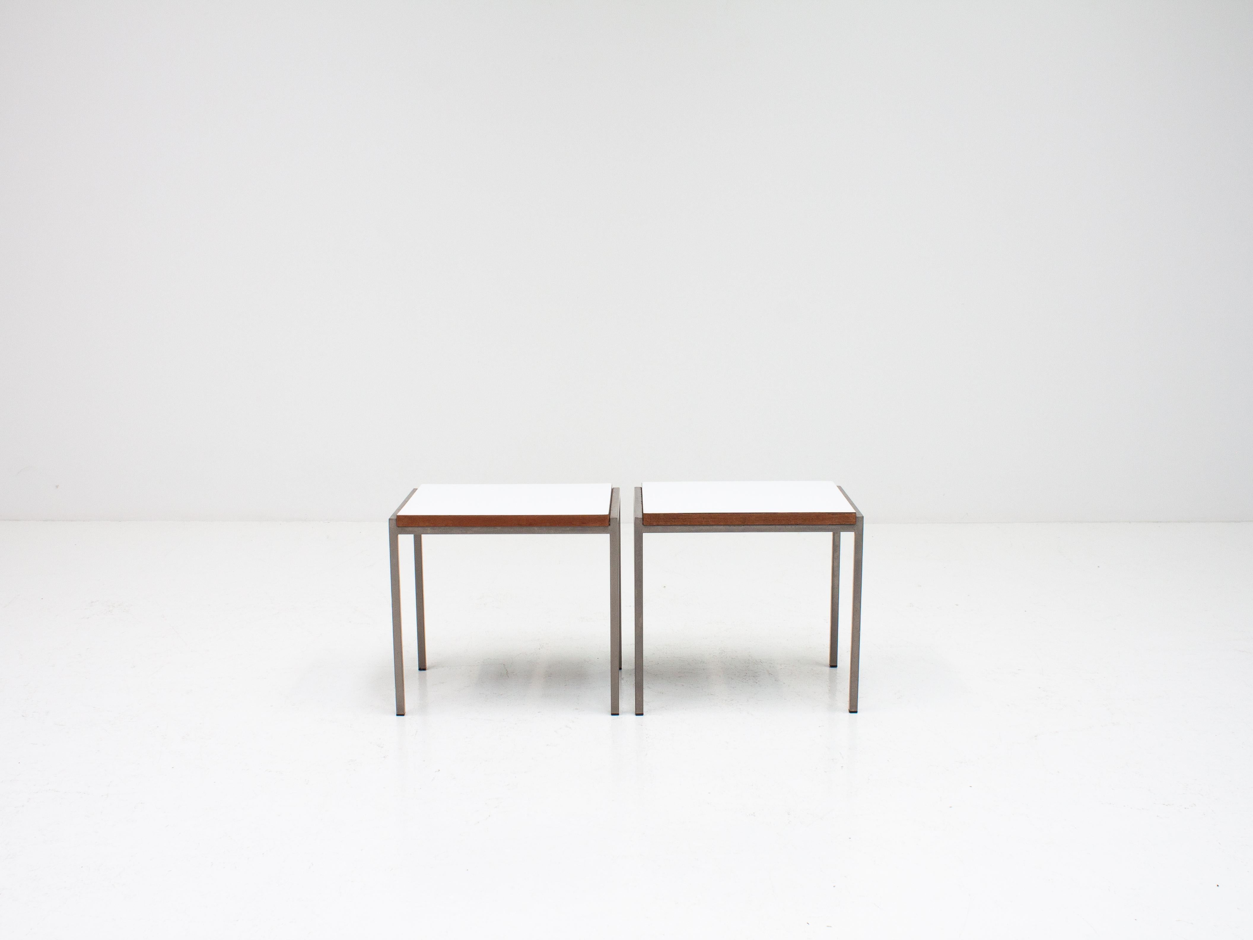 Pair of Cees Braakman Side Tables From The 'Japanese series' For UMS Pastoe 5