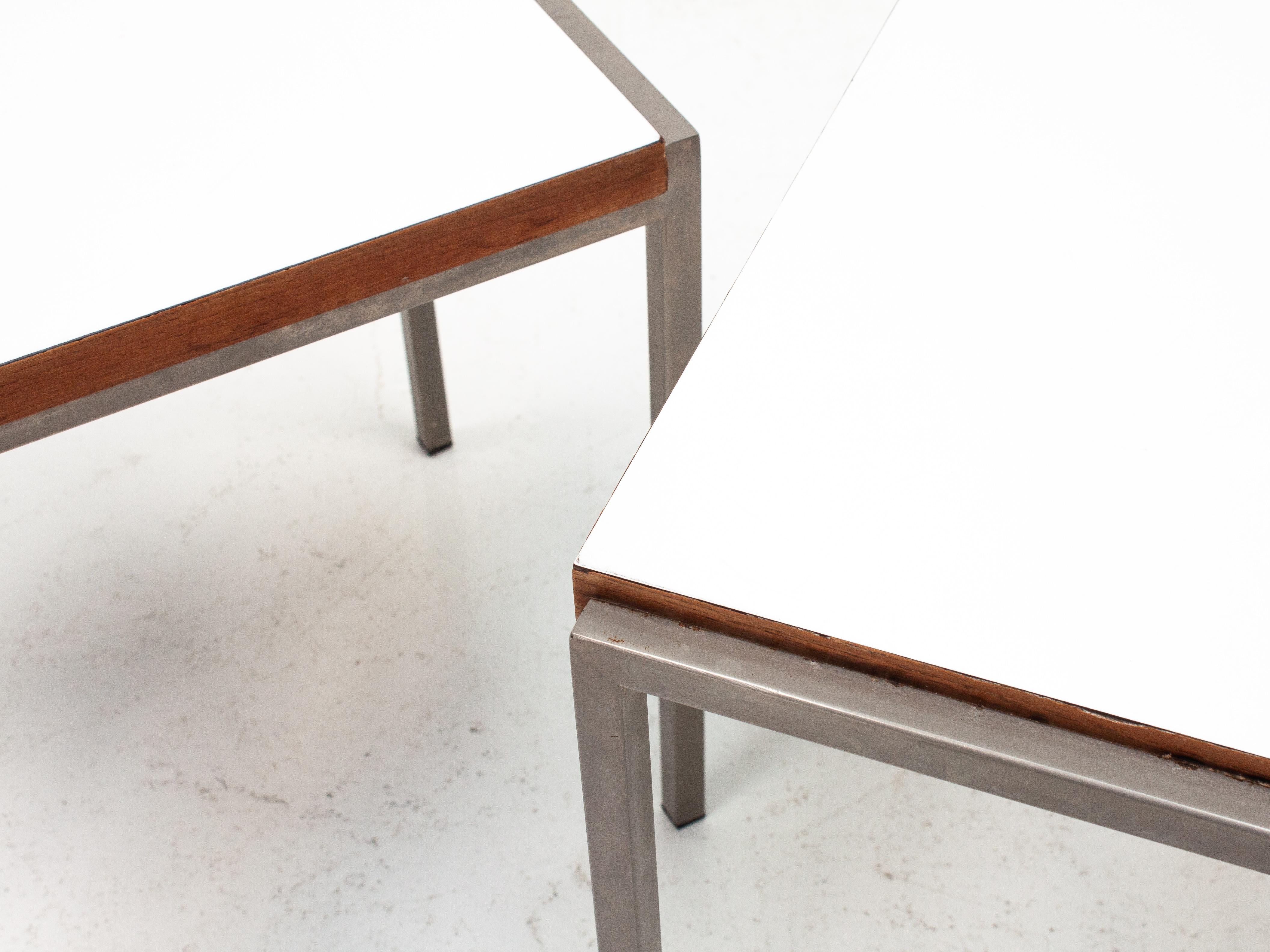 Pair of Cees Braakman Side Tables From The 'Japanese series' For UMS Pastoe 1