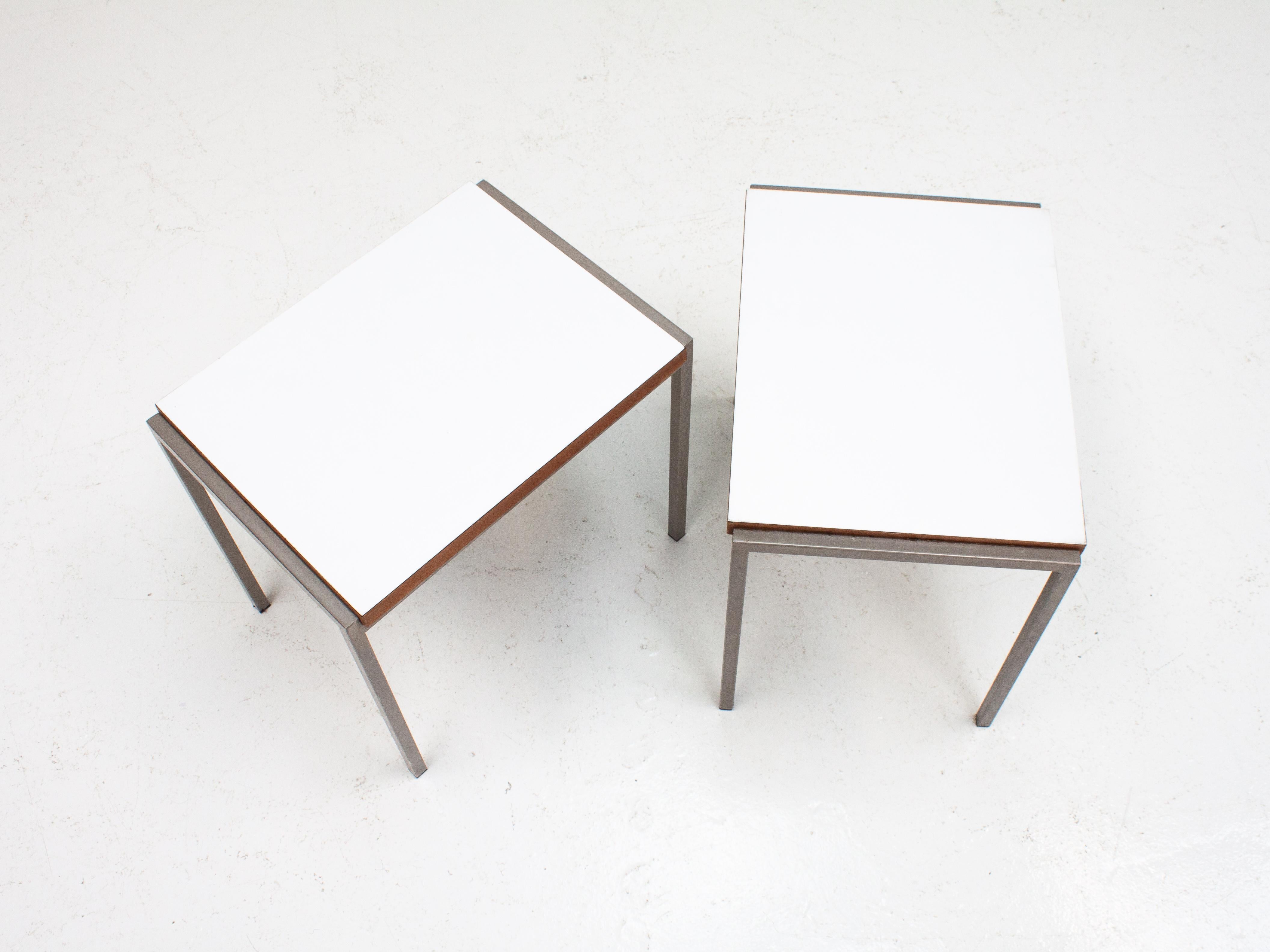 Pair of Cees Braakman Side Tables From The 'Japanese series' For UMS Pastoe 2