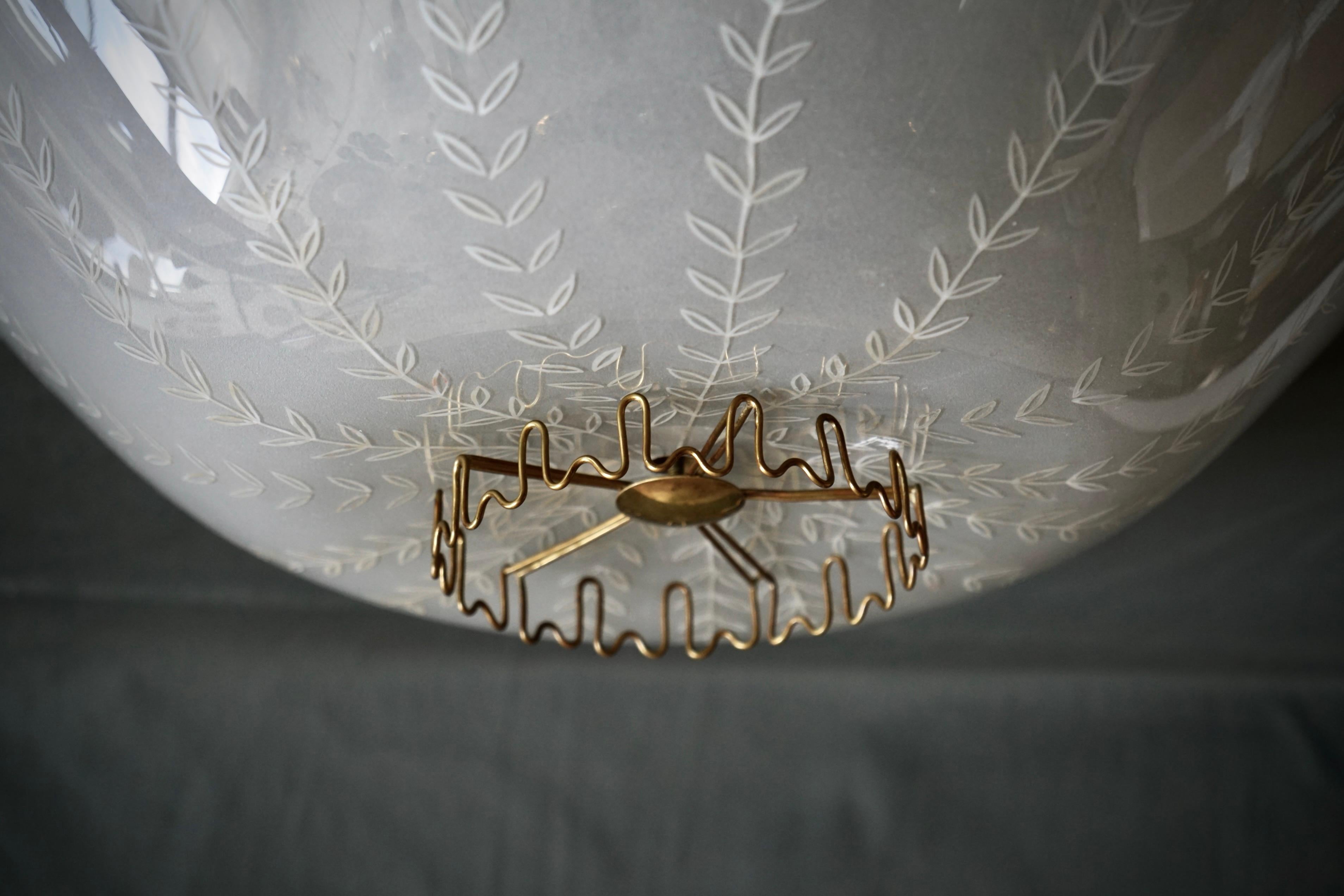 Finnish A pair of ceiling light by Lisa Johansson-Pape For Sale