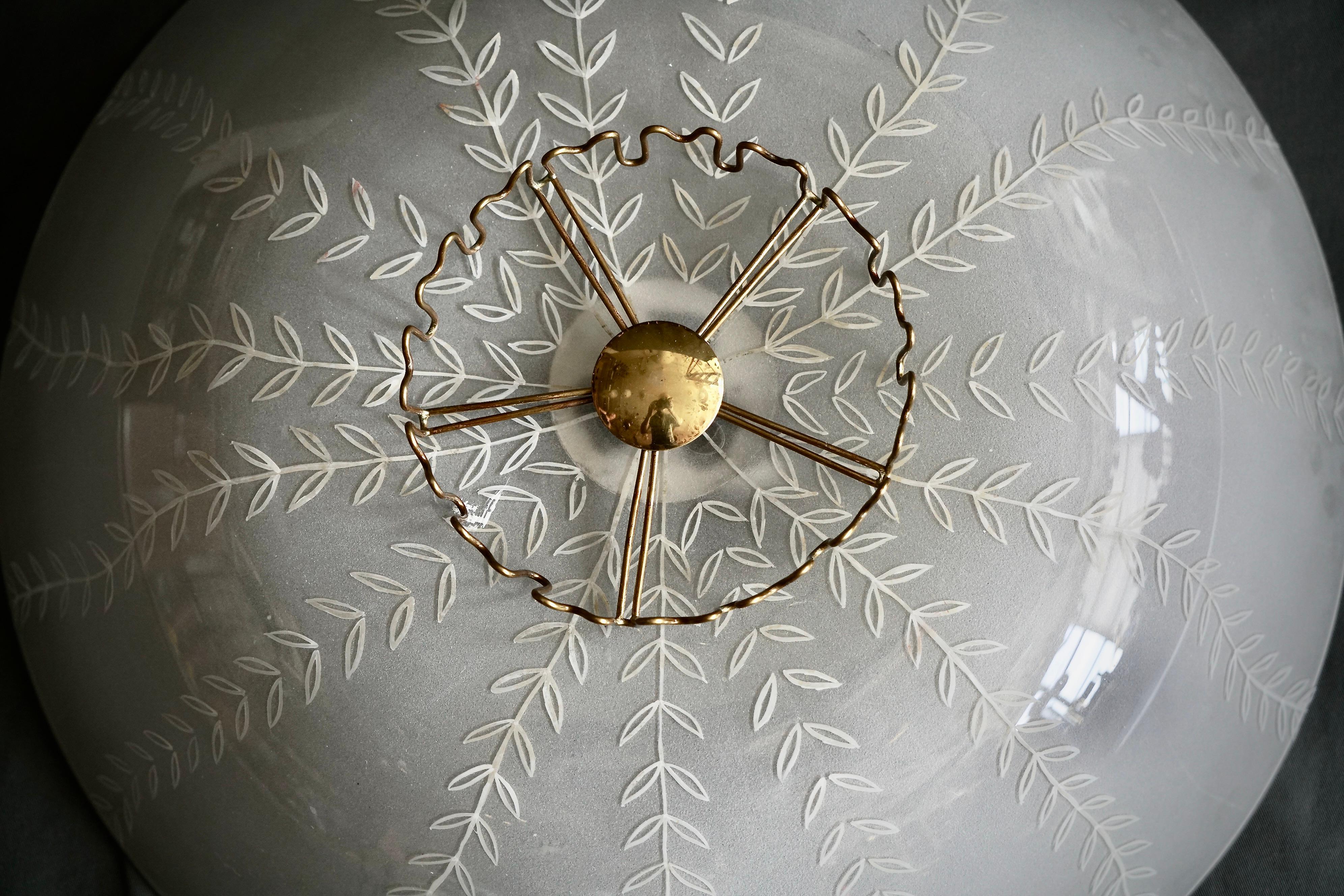 Mid-20th Century A pair of ceiling light by Lisa Johansson-Pape For Sale