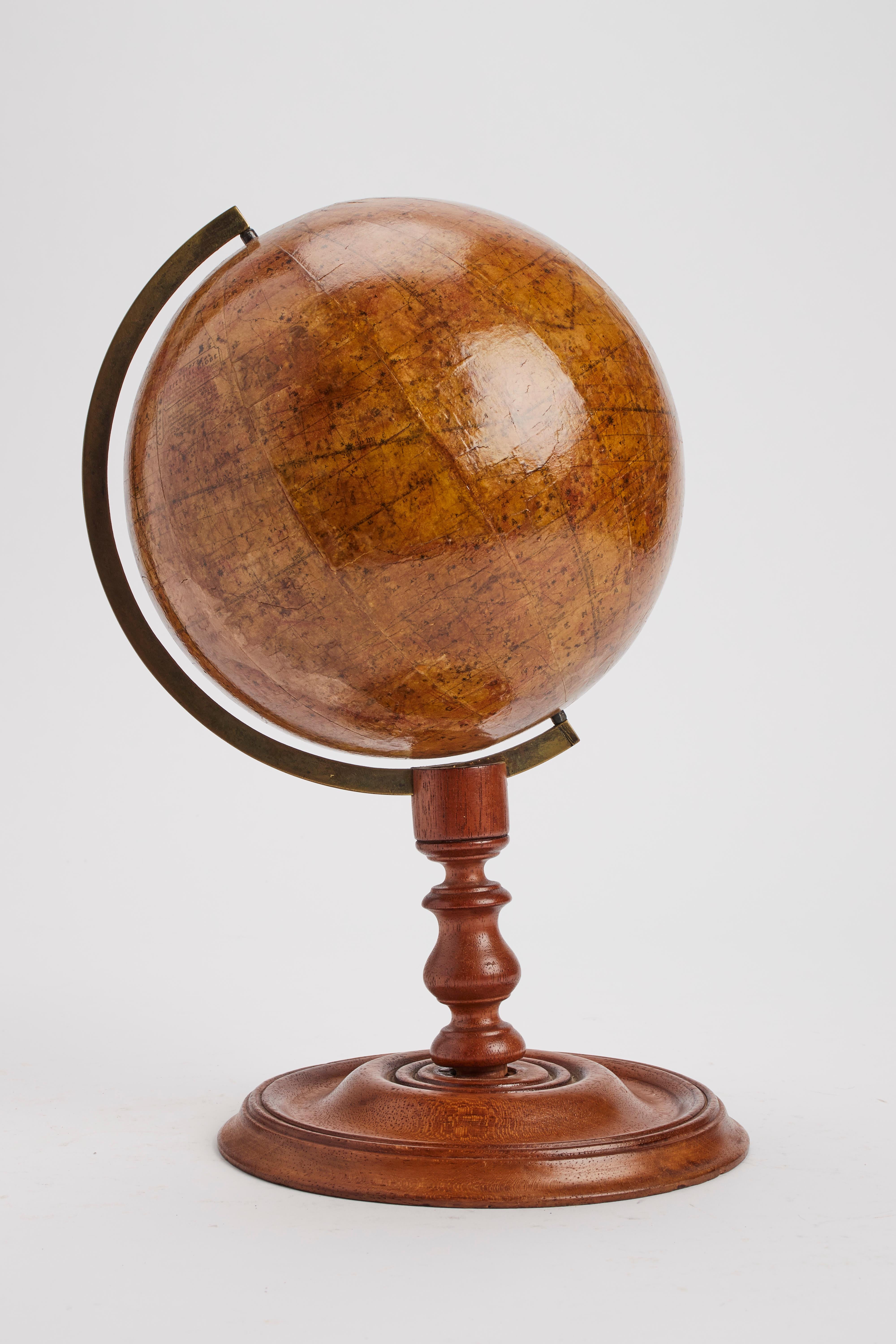 British A Pair of Celestial and Terrestrial Globes, London, 1850