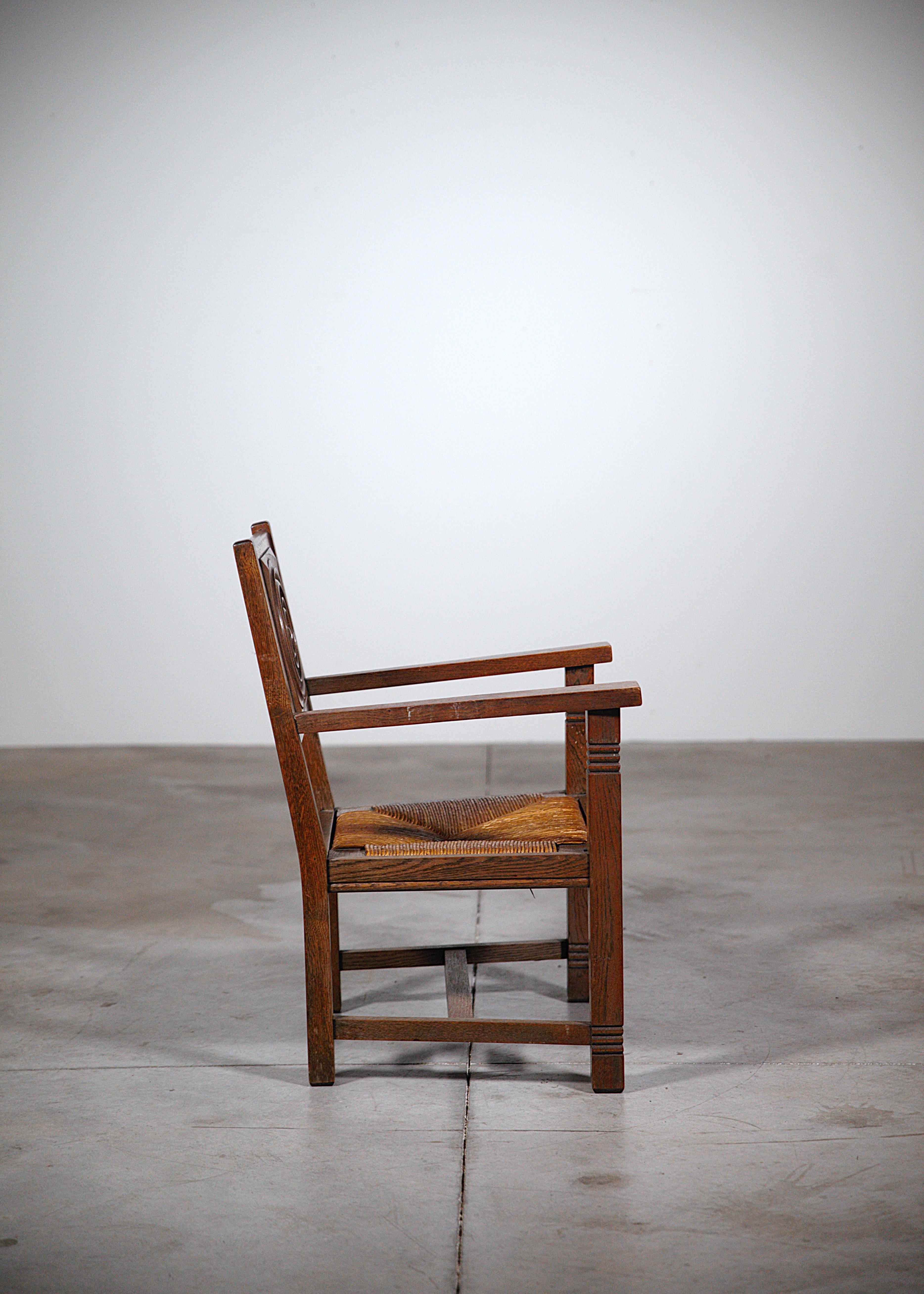 Fin du 20e siècle A Pair of Celtic Armchairs by 