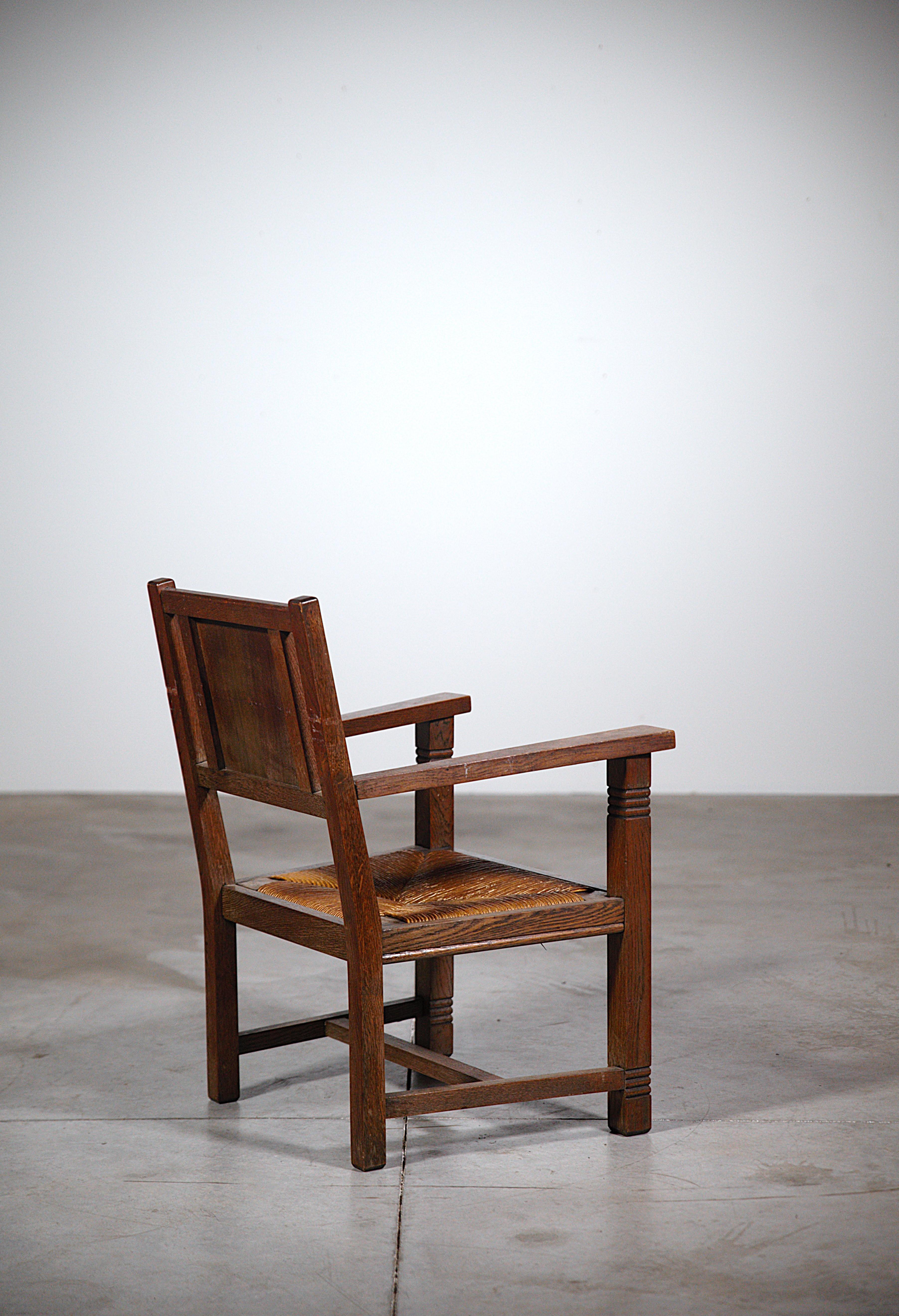 Paille A Pair of Celtic Armchairs by 