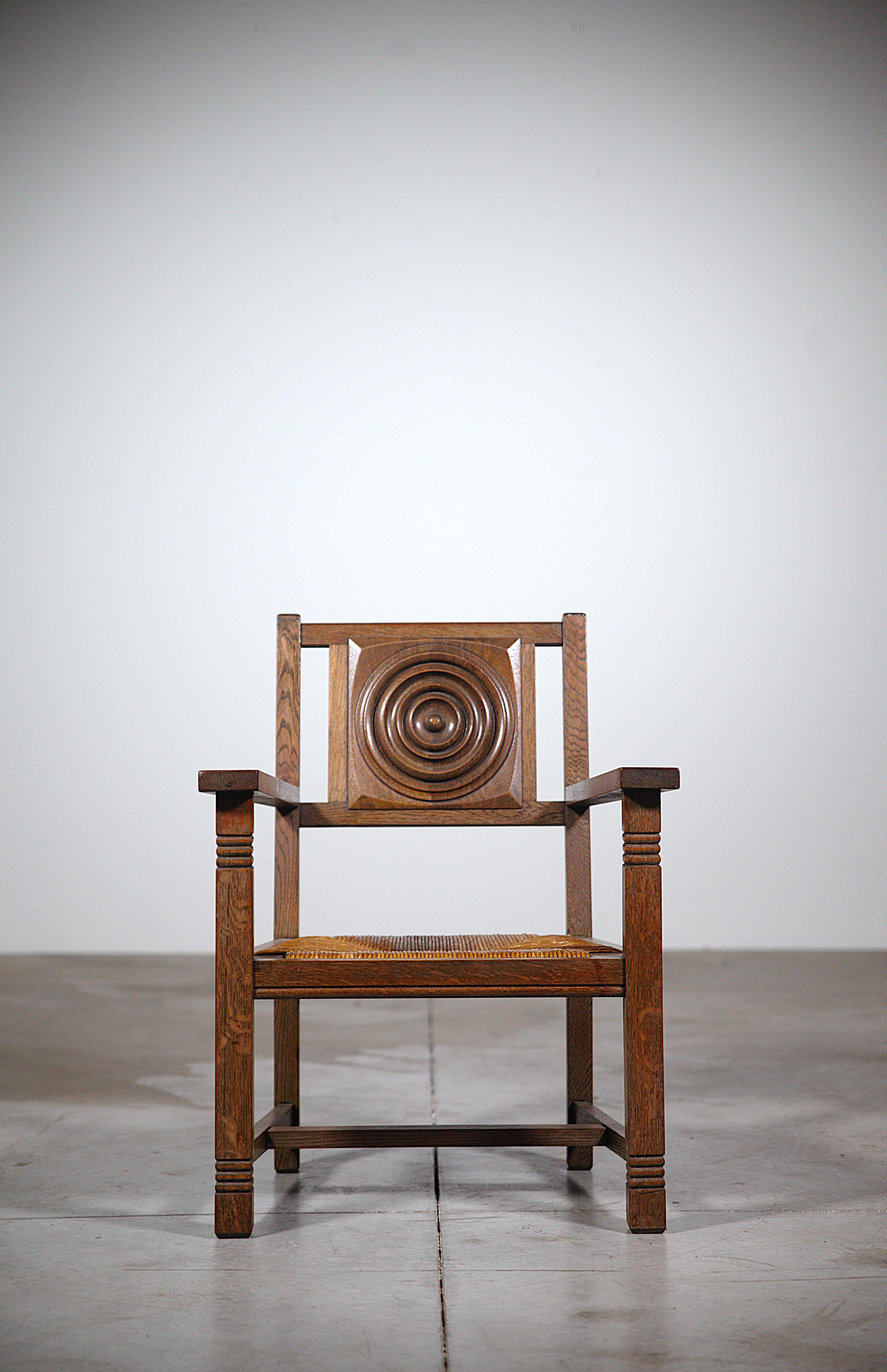 A Pair of Celtic Armchairs by 