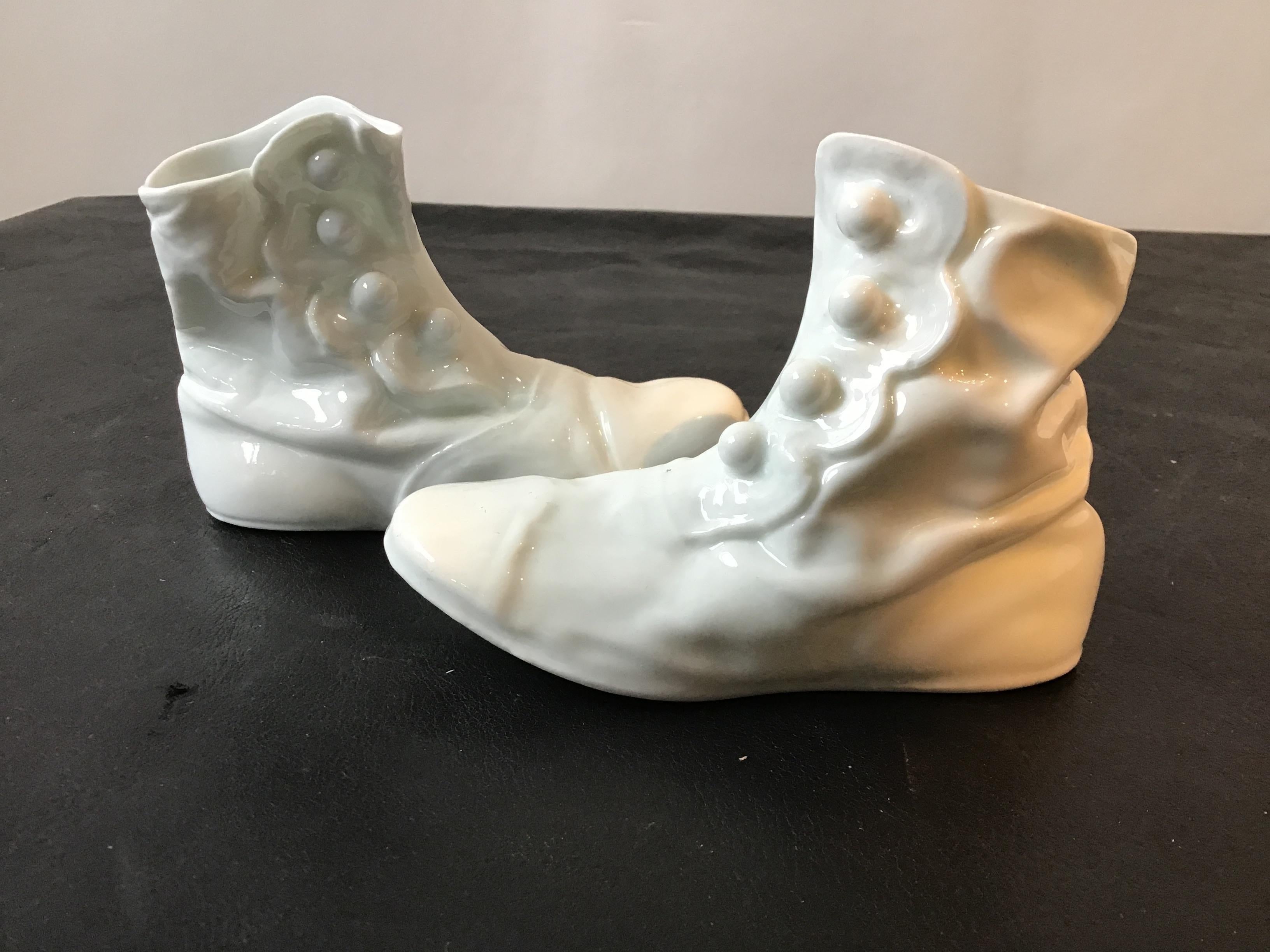 One pair of ceramic boots by Spin Ceramics. New.