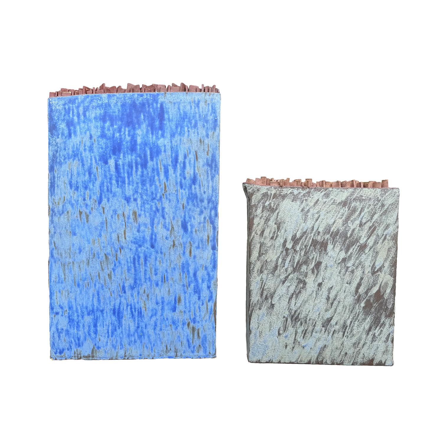 Paire de sculptures en céramique d
Elio Schiavon (1925-2004), Padua