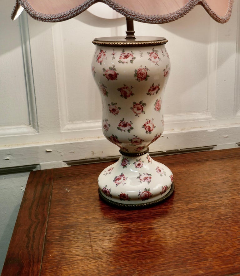 Pair of Ceramic Victorian Style Table Lamps at 1stDibs