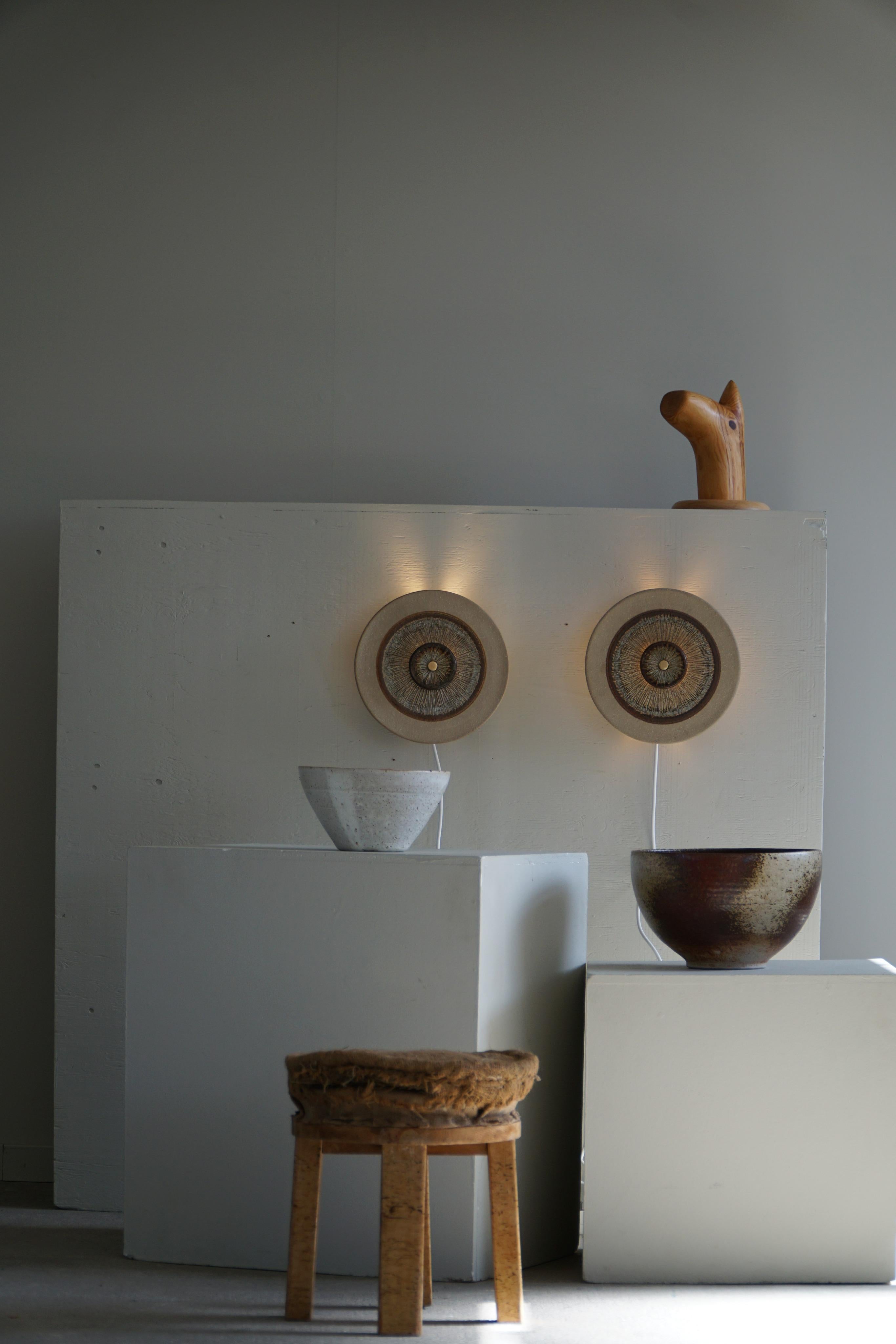 Pair of Ceramic Wall Sconce, Made by Axella, Midcentury, 1970s 4