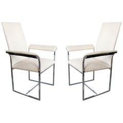 A Pair of Chairs by Milo Baughman for Thayer Coggin