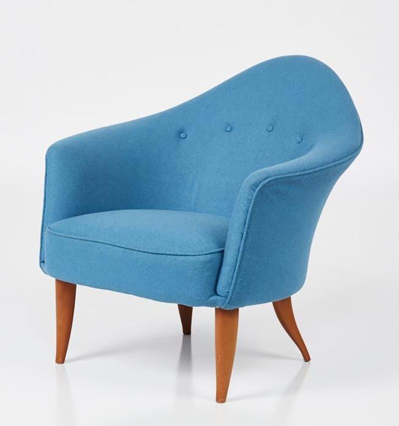 Mid-Century Modern Pair of Chairs Designed by Kerstin Horlin-Holmquist 