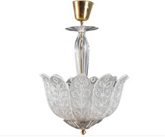 A pair of Chandeliers by Orrefors