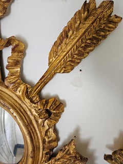 A Pair of Chelsea House Gilt Wood French Style Mirrored Wall Trophy's