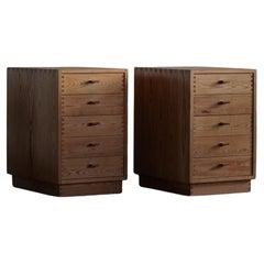 Pair of Chest of Drawers in Pine, Made by Danish Cabinetmaker, 1970s
