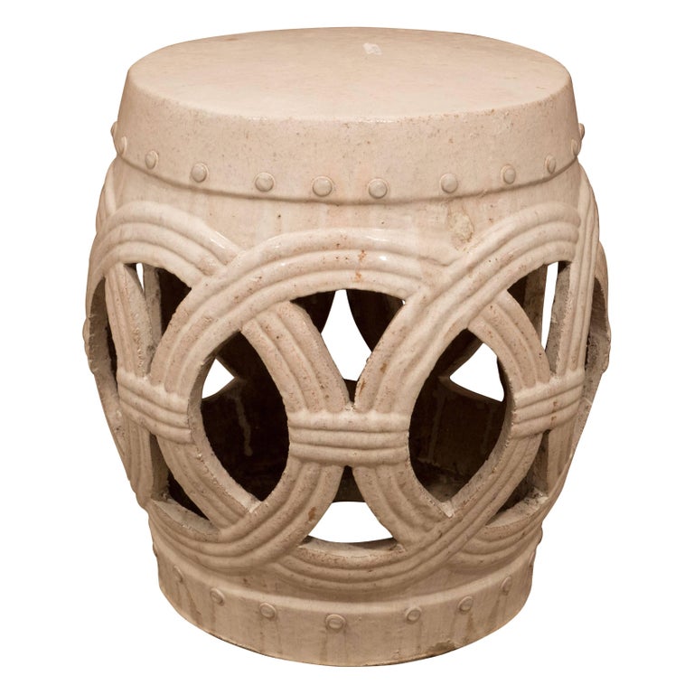 A Chinese Ceramic Garden Stool For Sale at 1stdibs