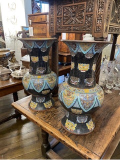 A Pair of Chinese Cloisonne Baluster Vases, Late 19th Century