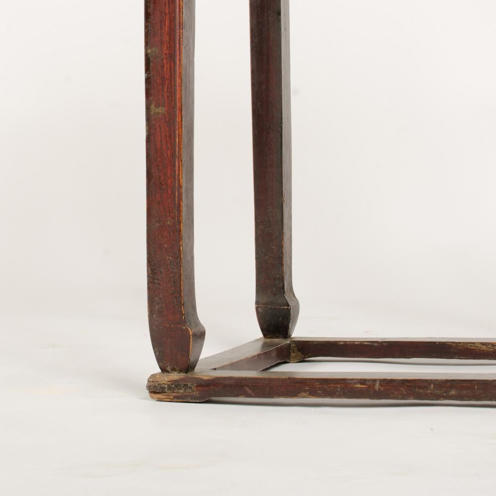 Pair of Chinese Hardwood Tall Side Tables/Pedestals, circa 1900 3