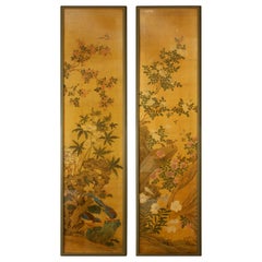 Pair of Chinese Paintings on Silk