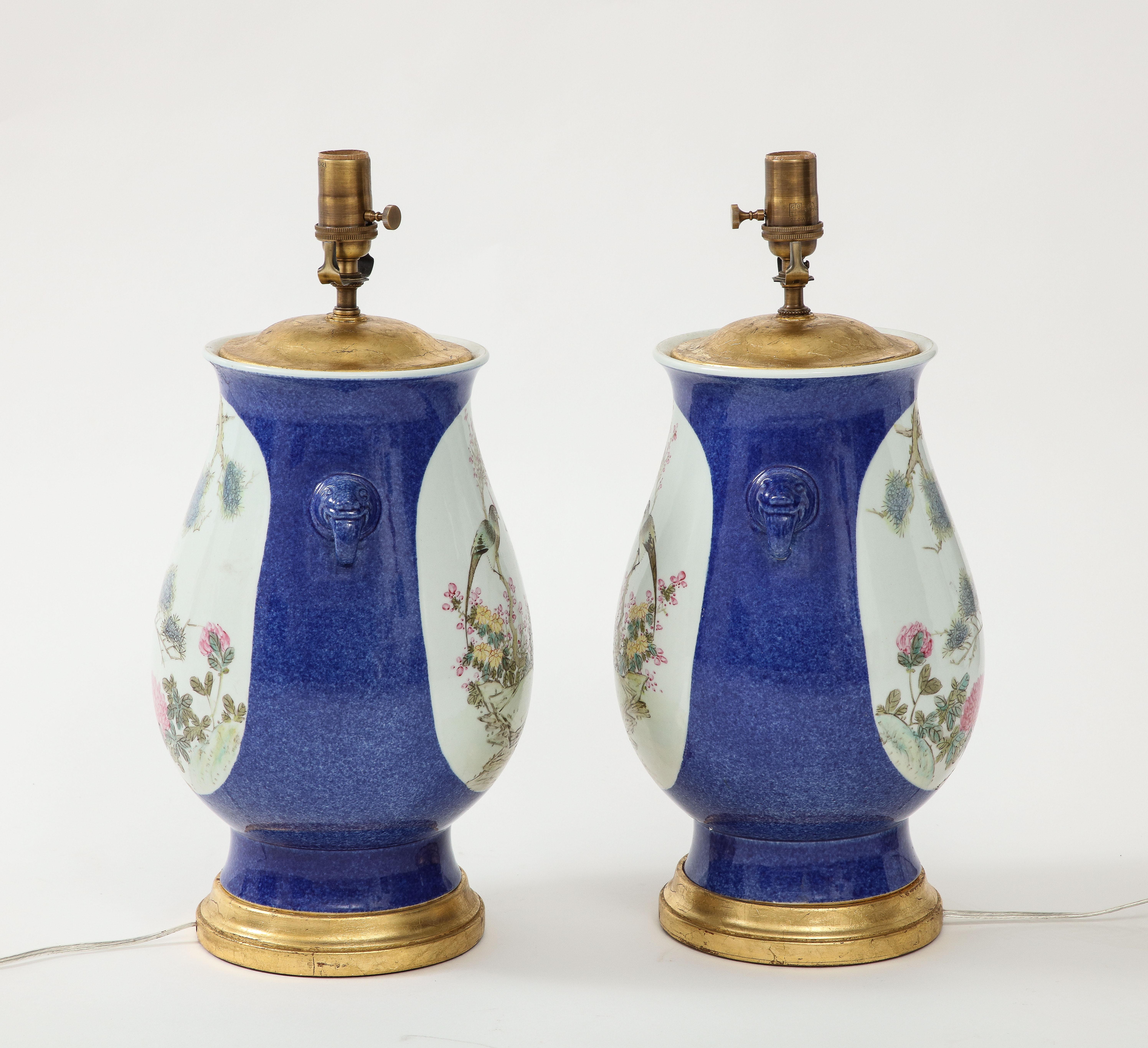 Pair of Chinese Porcelain Lamps 15