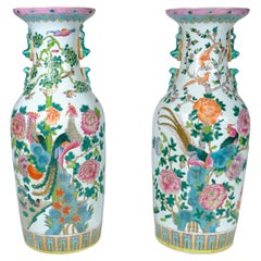 A pair of Chinese vases, late 19th c