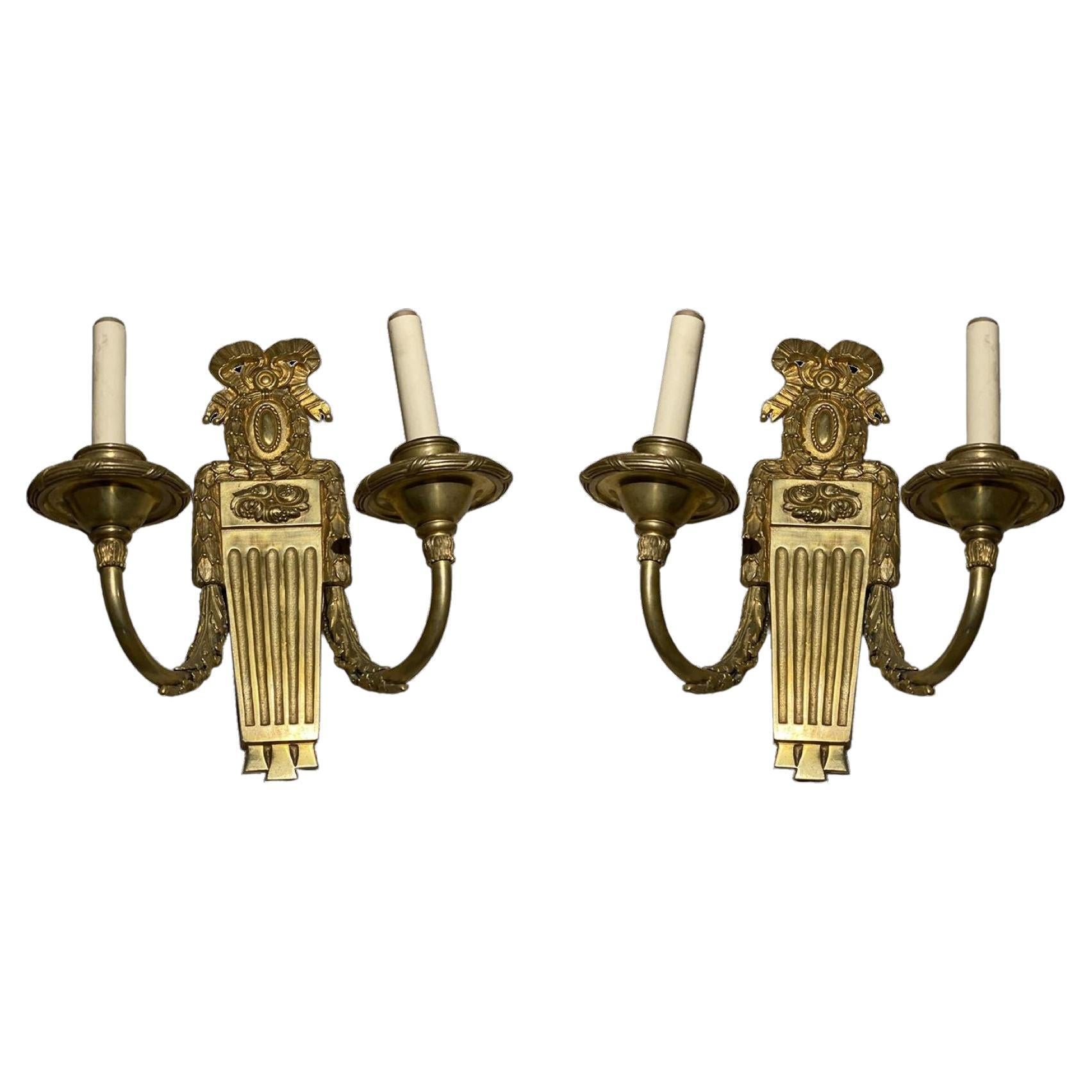 1920's Caldwell Neoclassic Style Sconces For Sale