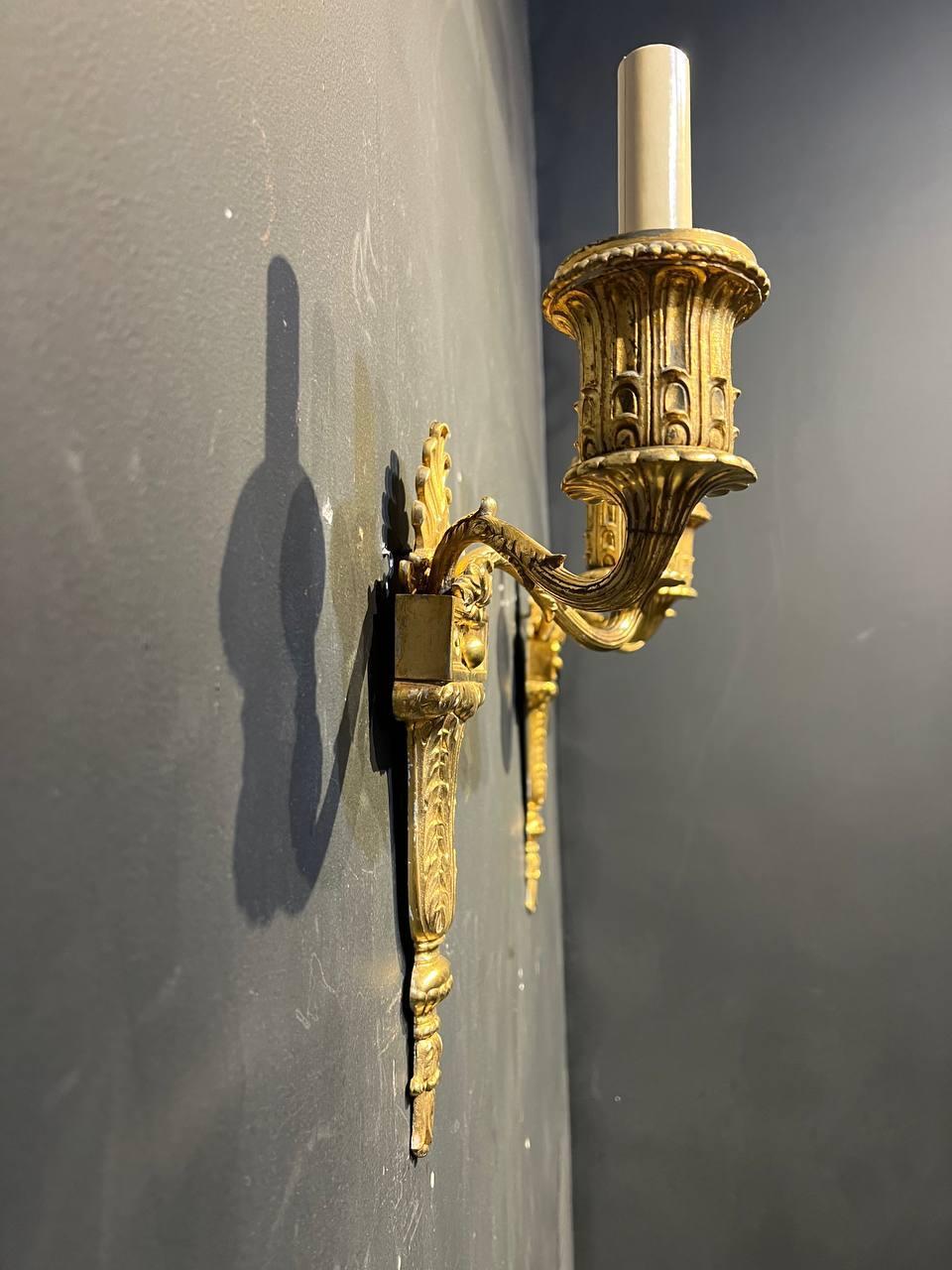 1920's Caldwell American Classical Double Light Sconces In Good Condition For Sale In New York, NY