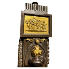 1920's Gilt and Brown Patinated Bronze Sconces with 3 Lights