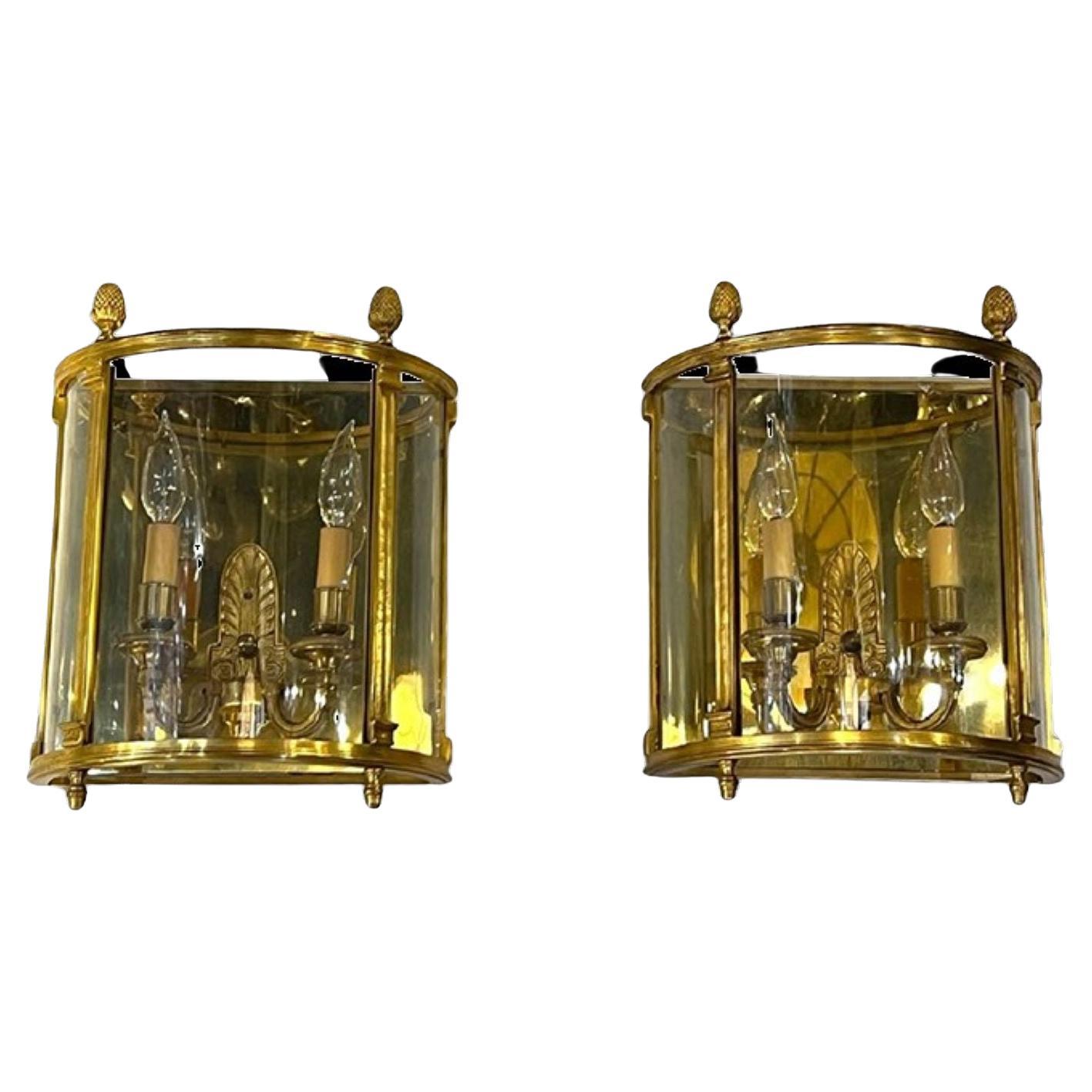 1930's French Empire Sconces For Sale