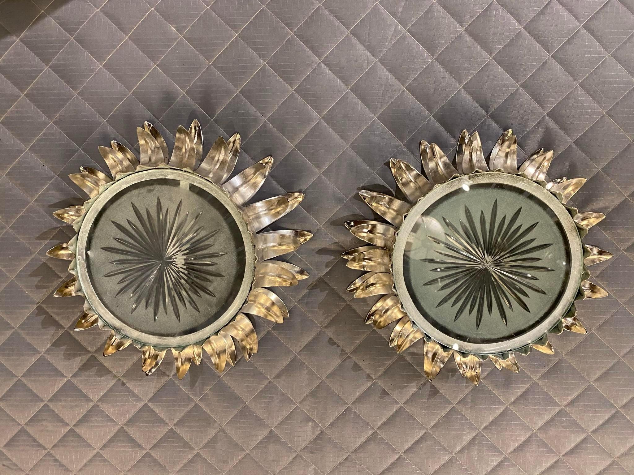 lampadario a raggiera
