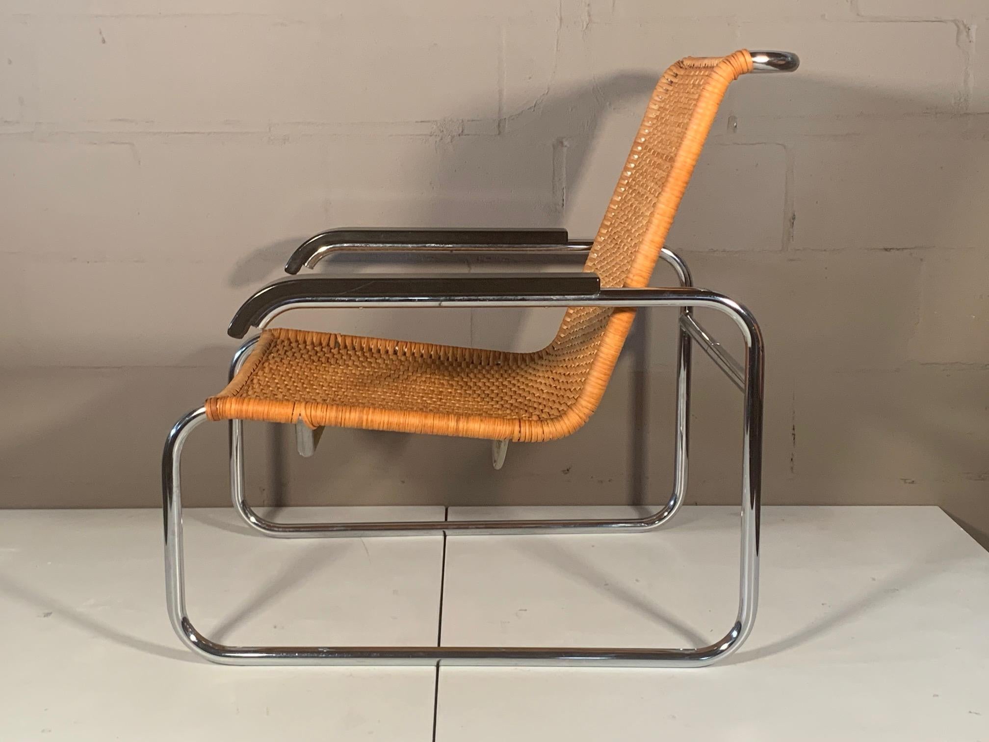 Mid-Century Modern Pair of Classic Marcel Breuer B35 Chairs ICF