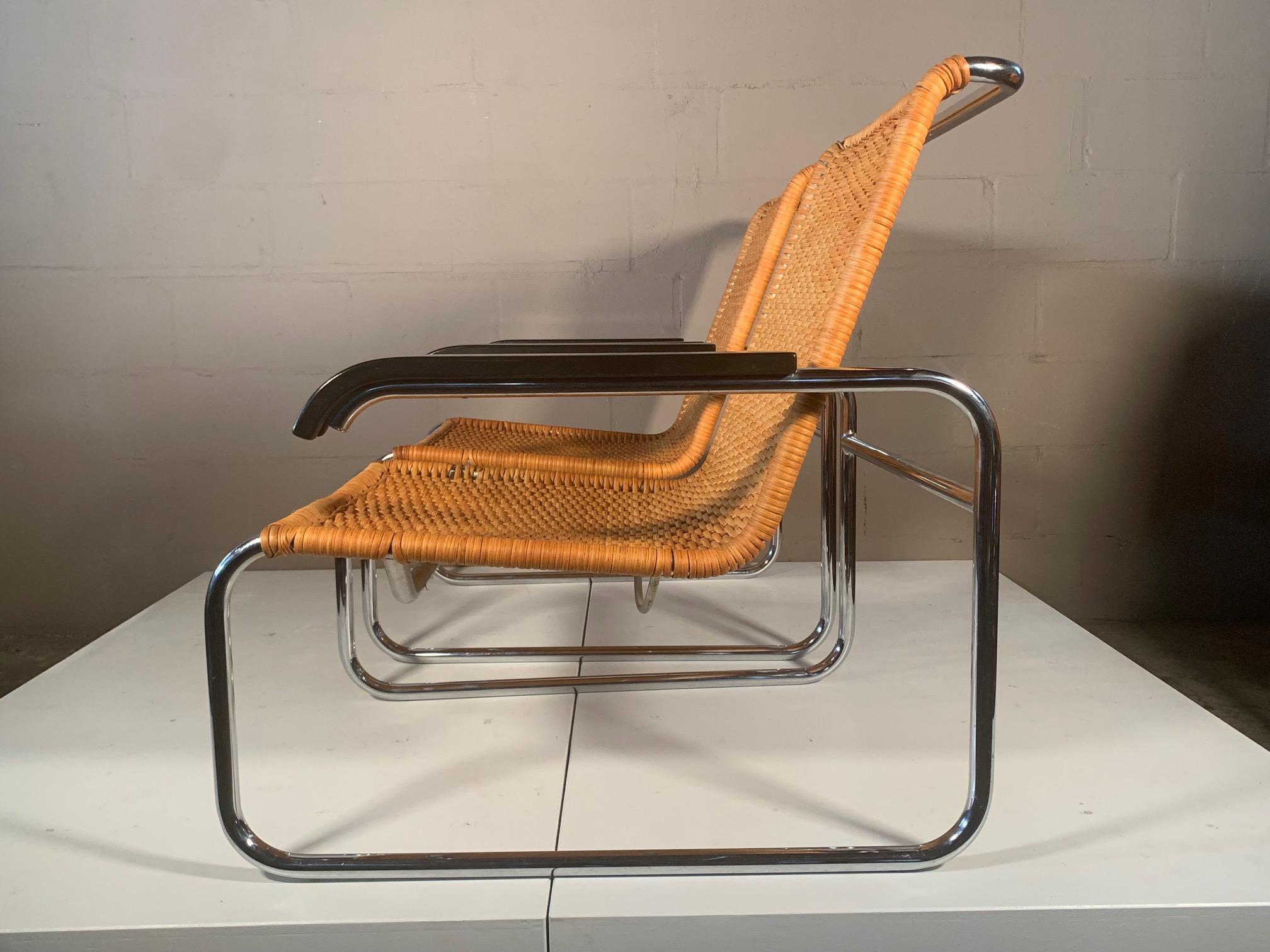 Late 20th Century Pair of Classic Marcel Breuer B35 Chairs ICF