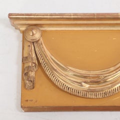 A Pair of Classical Italian Giltwood Decorated Overdoor Panels, C 1890.
