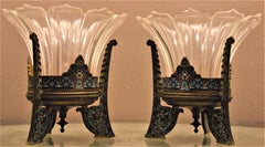 Pair of Cloisonné Vases, French, circa 1880