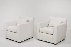 Pair of Club Chairs by Samuel Marx