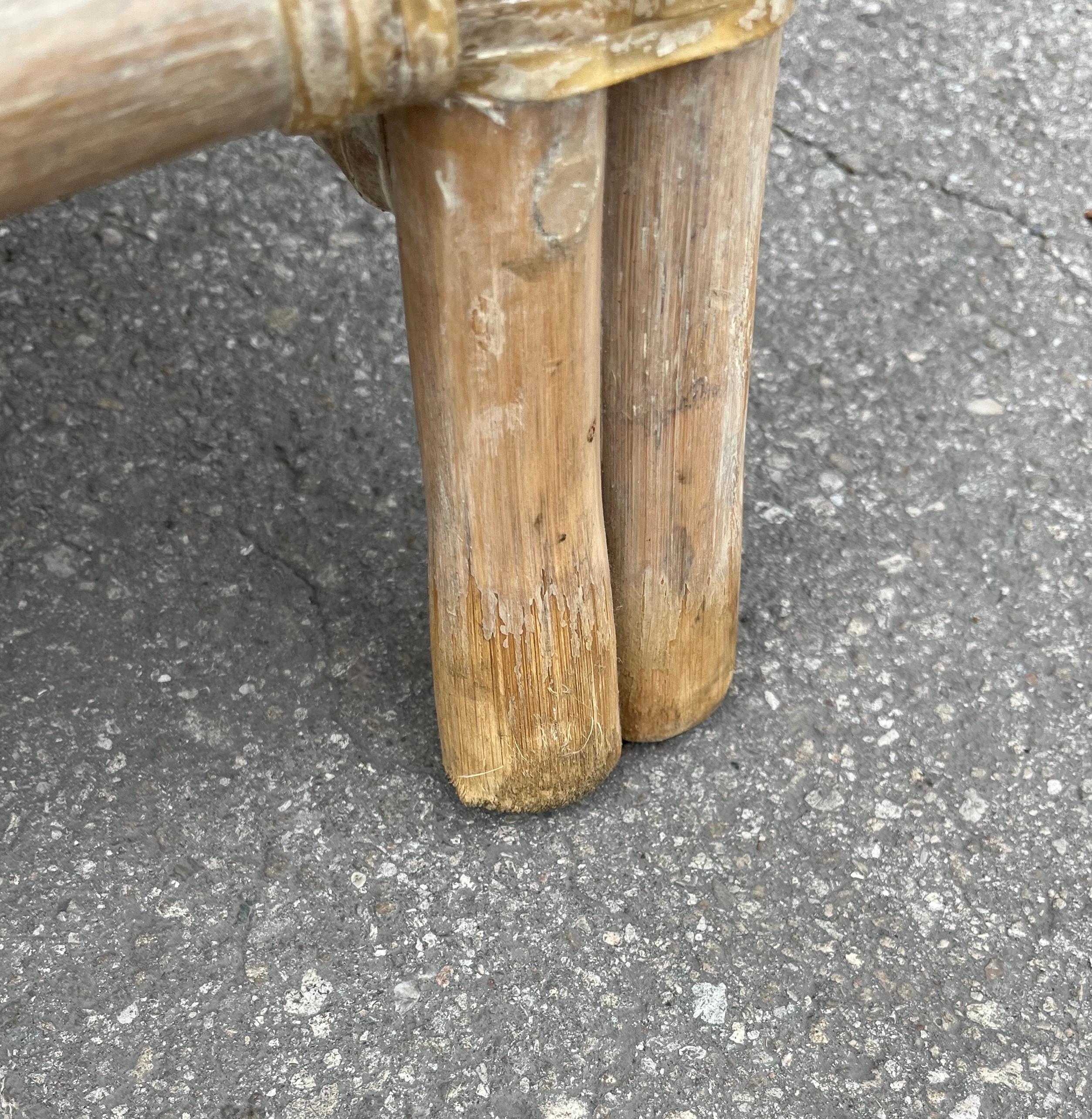 Un Par De Sillas De Tumbona De Ratán Estilo Costero Es La Manera De McGuire. C. 1980s en venta 14