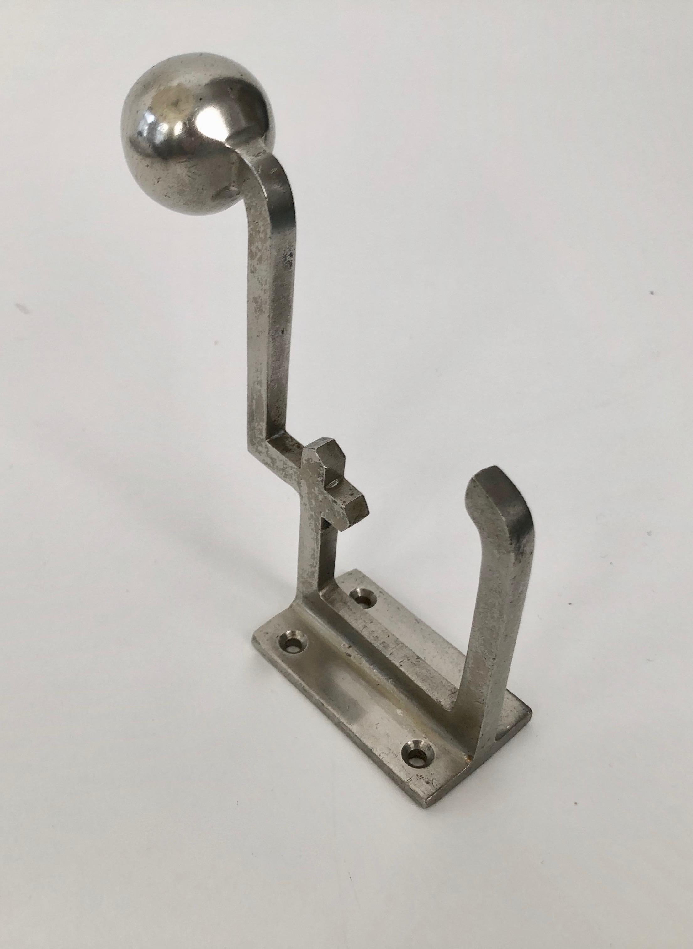 A Pair of Coat Hooks from the period of Viennese Modernism , 1910, Austria For Sale 4